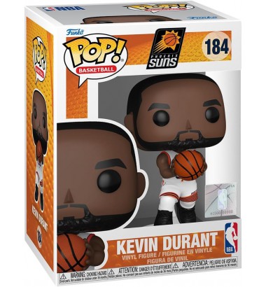 Funko POP! NBA: Kevin Durant (Phoenix Suns) White Home Uniform